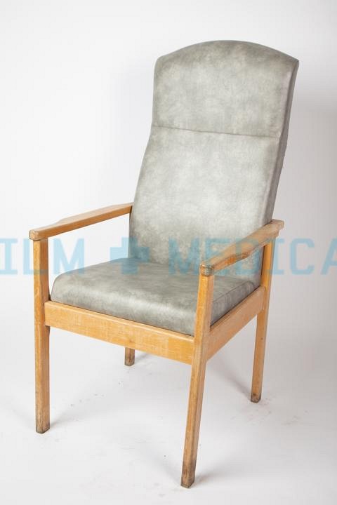 Visitor Chair High Back Mottled Grey